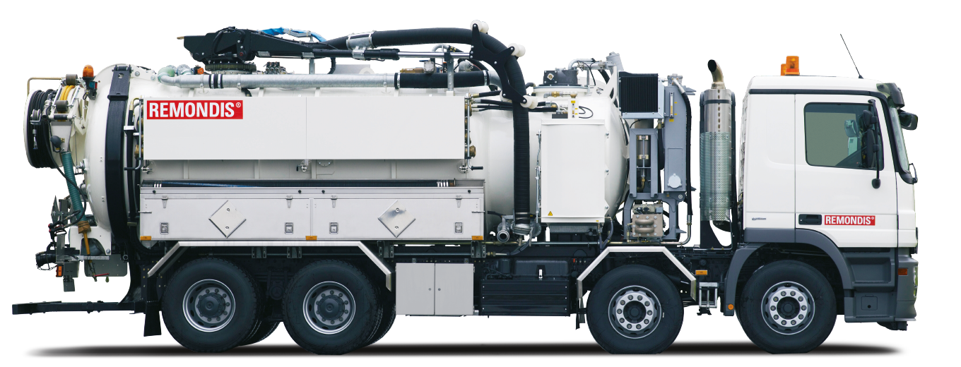 Saugfahrzeug von REMONDIS AS-CONTROL